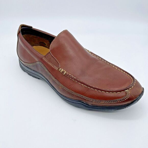 Cole Haan Driving Loafers Leather Air Soles Shoes Men's 8 M Slip On Classiccore - Picture 2 of 16